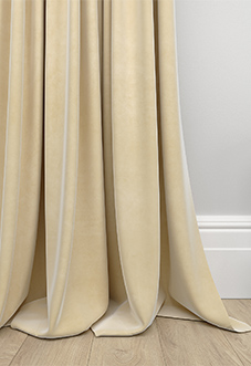 Premier Velvet (Thermal Blackout), Buttercream - Made to Measure Curtains